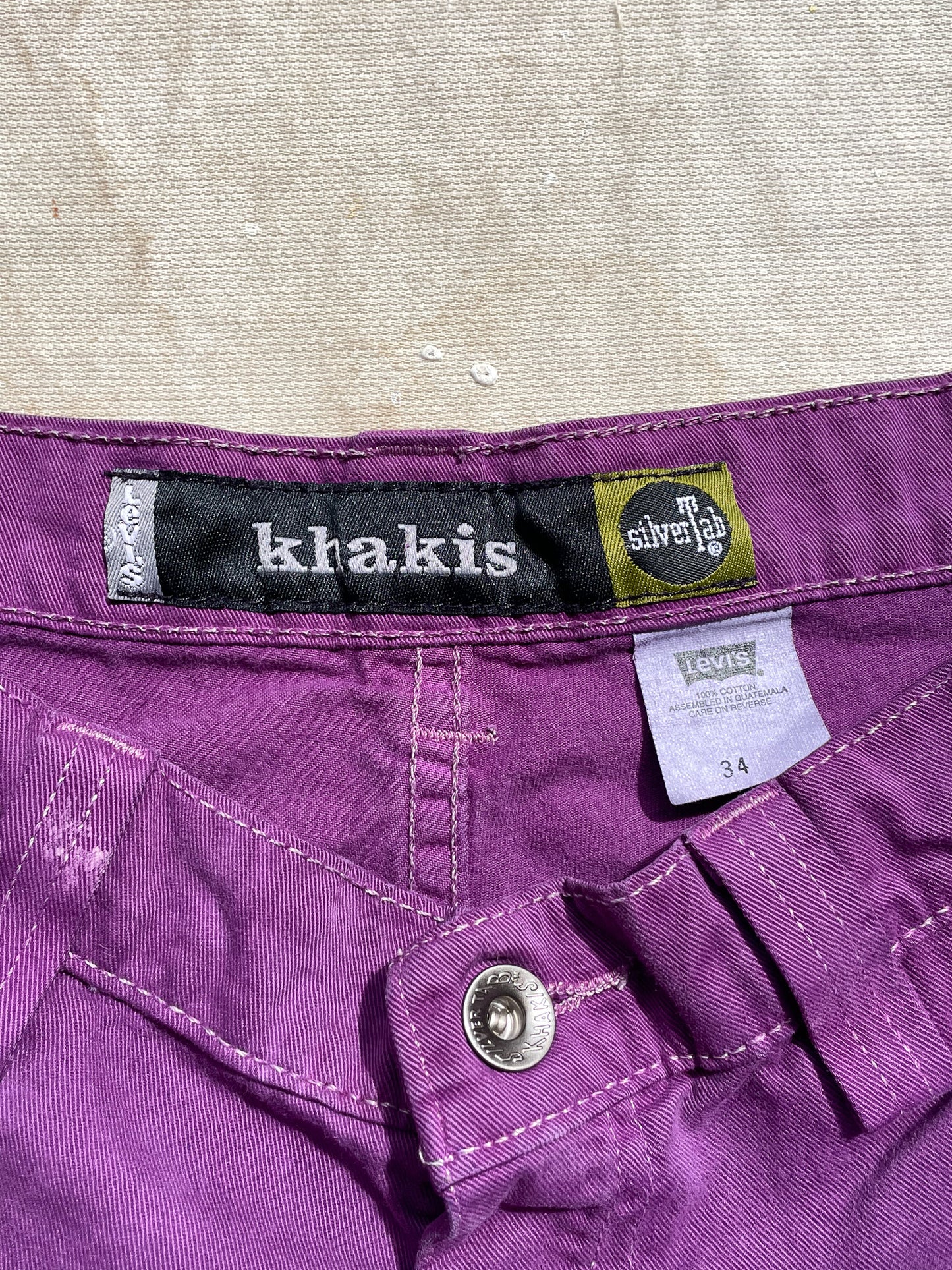 Levi's Silvertab Purple Dyed Short—[34]