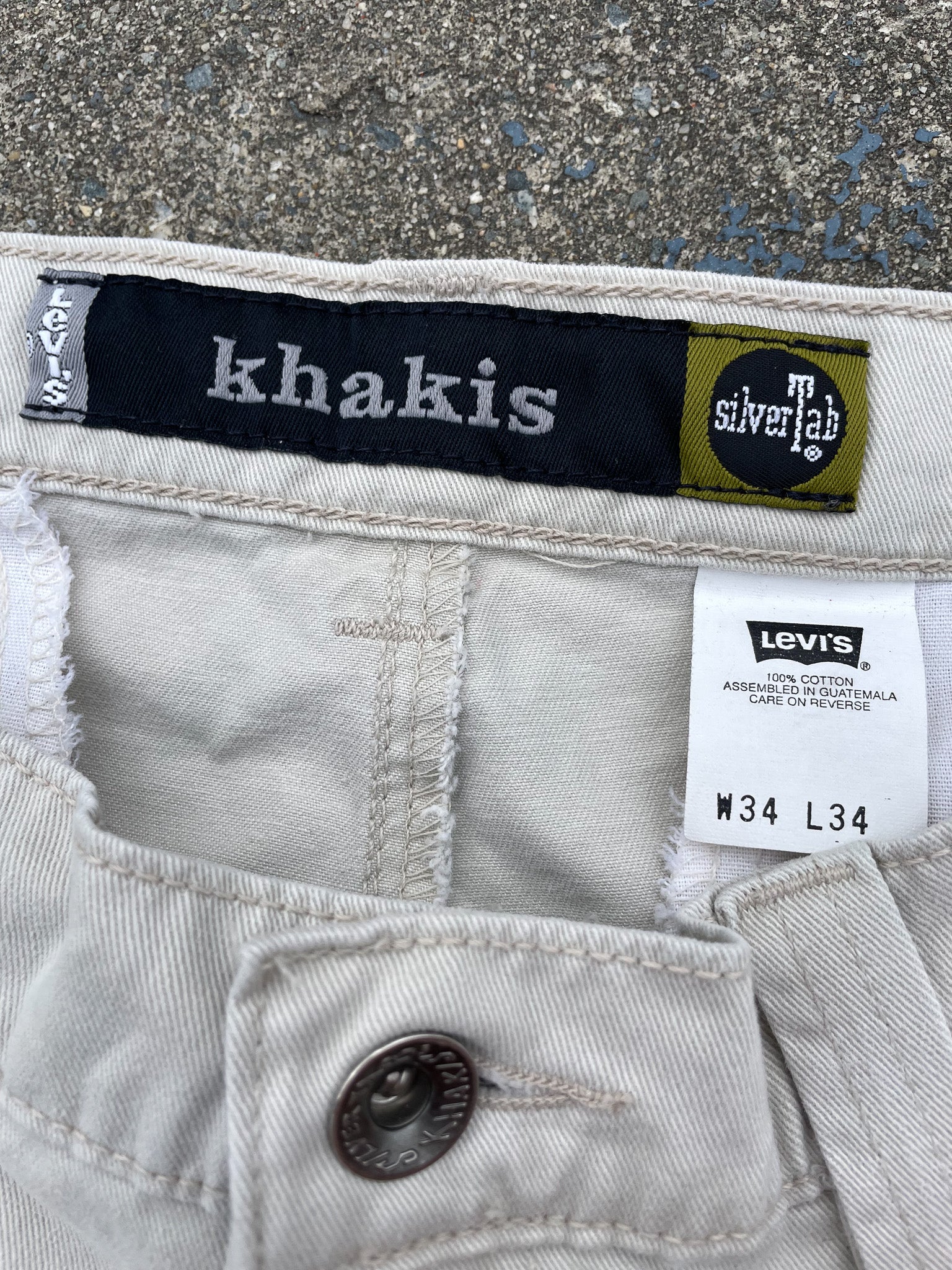 Levi's Silvertab Khaki Pants—[34x34] – mahshu