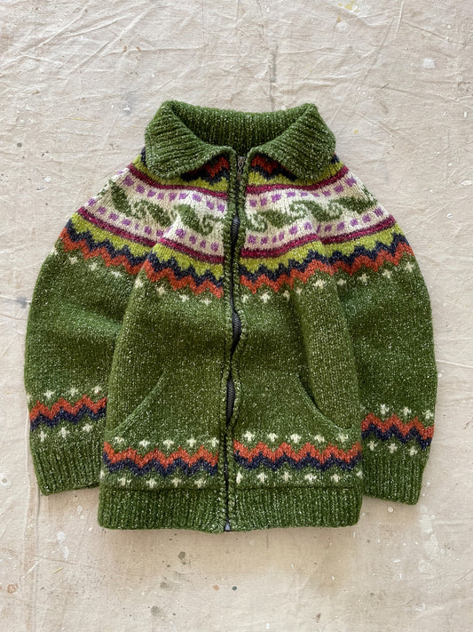 Cowichan Zip Sweater—[XS]