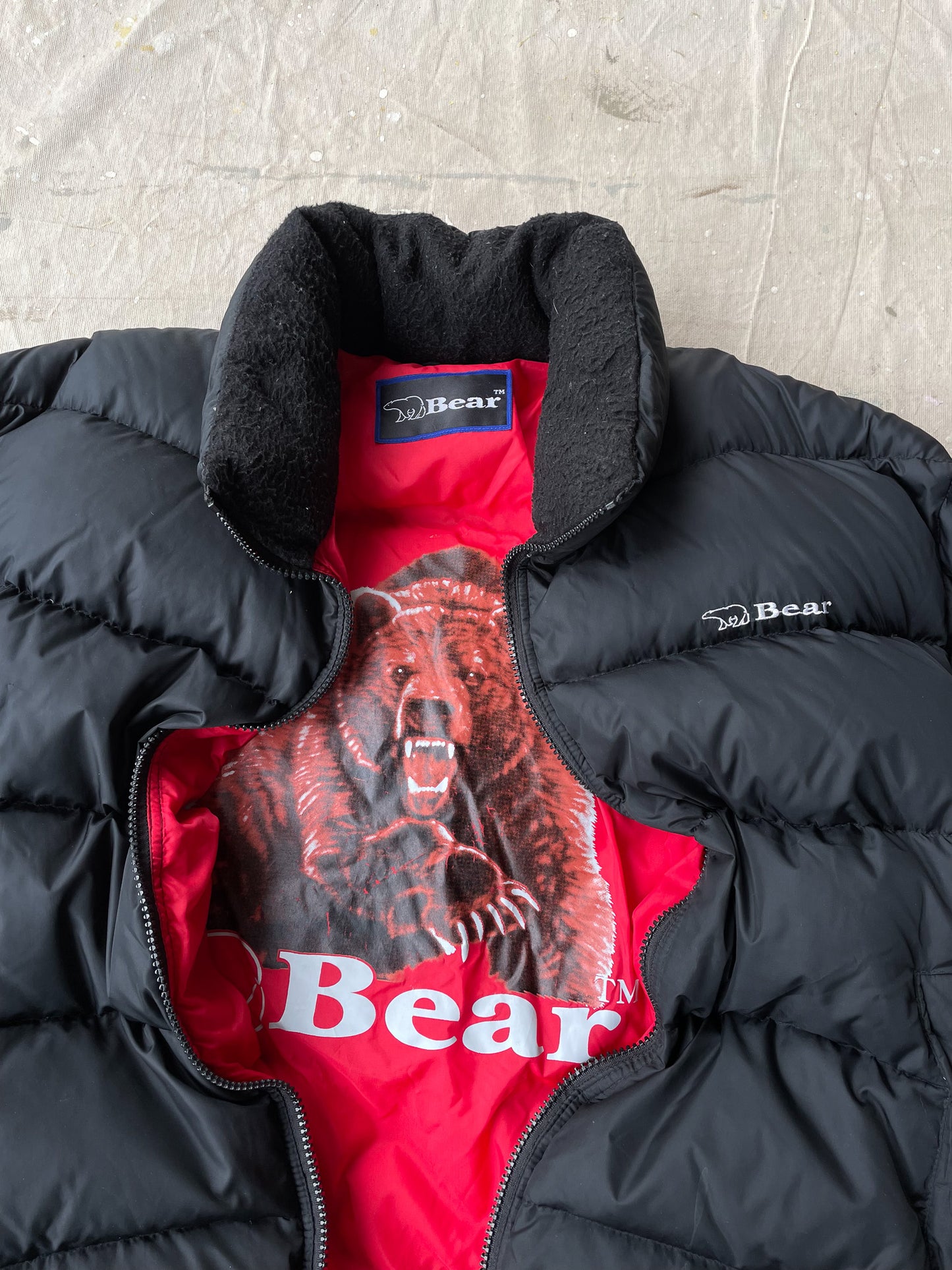 Bear Down Puffy Jacket—[XL]