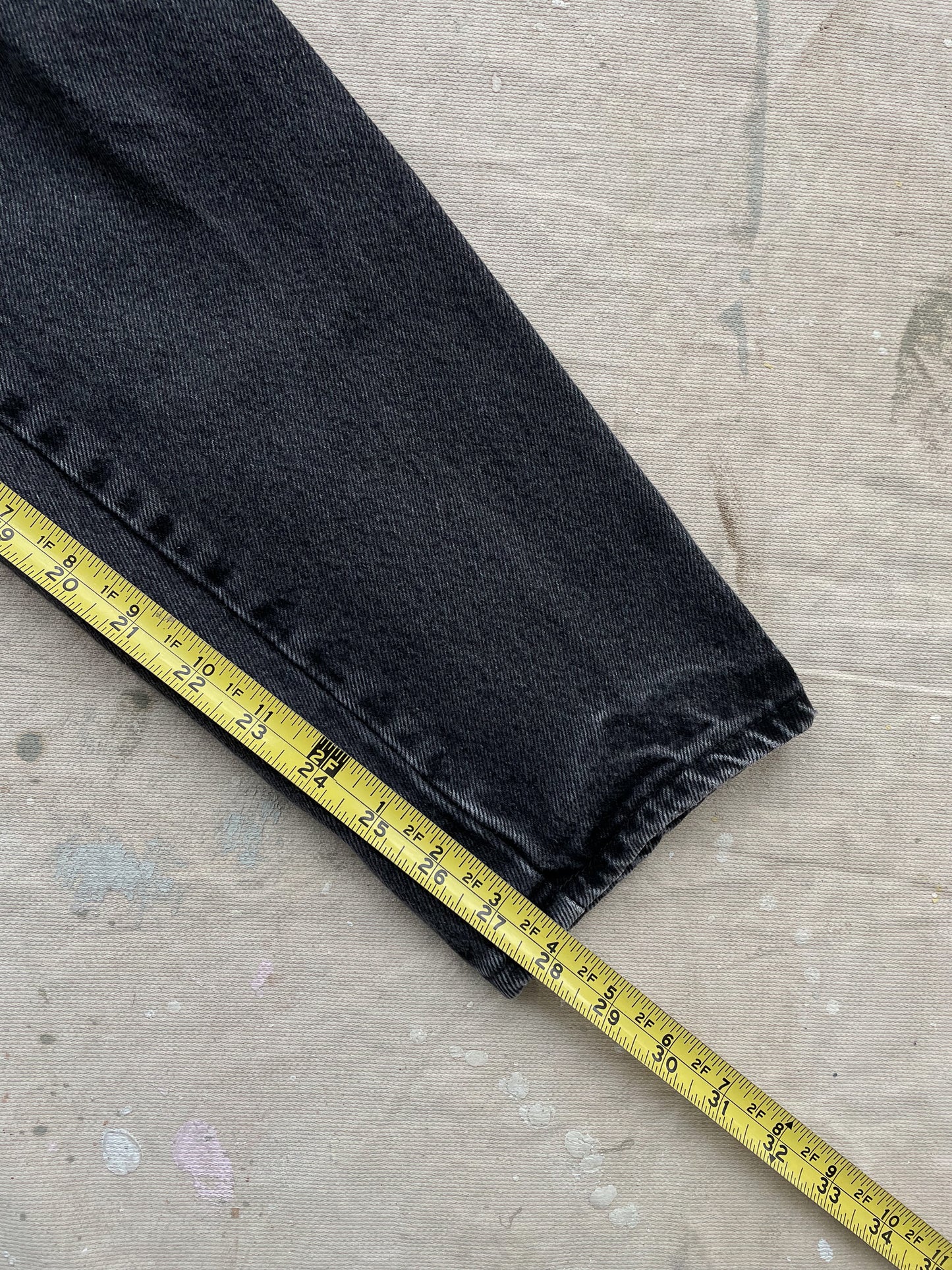 Chic Black Wash High-Rise Jeans—[27X28]