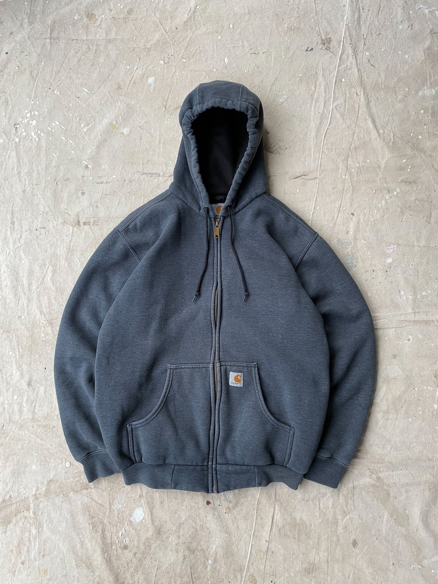 Vintage Carhartt Thermal Lined Zip Hoodie—[L]