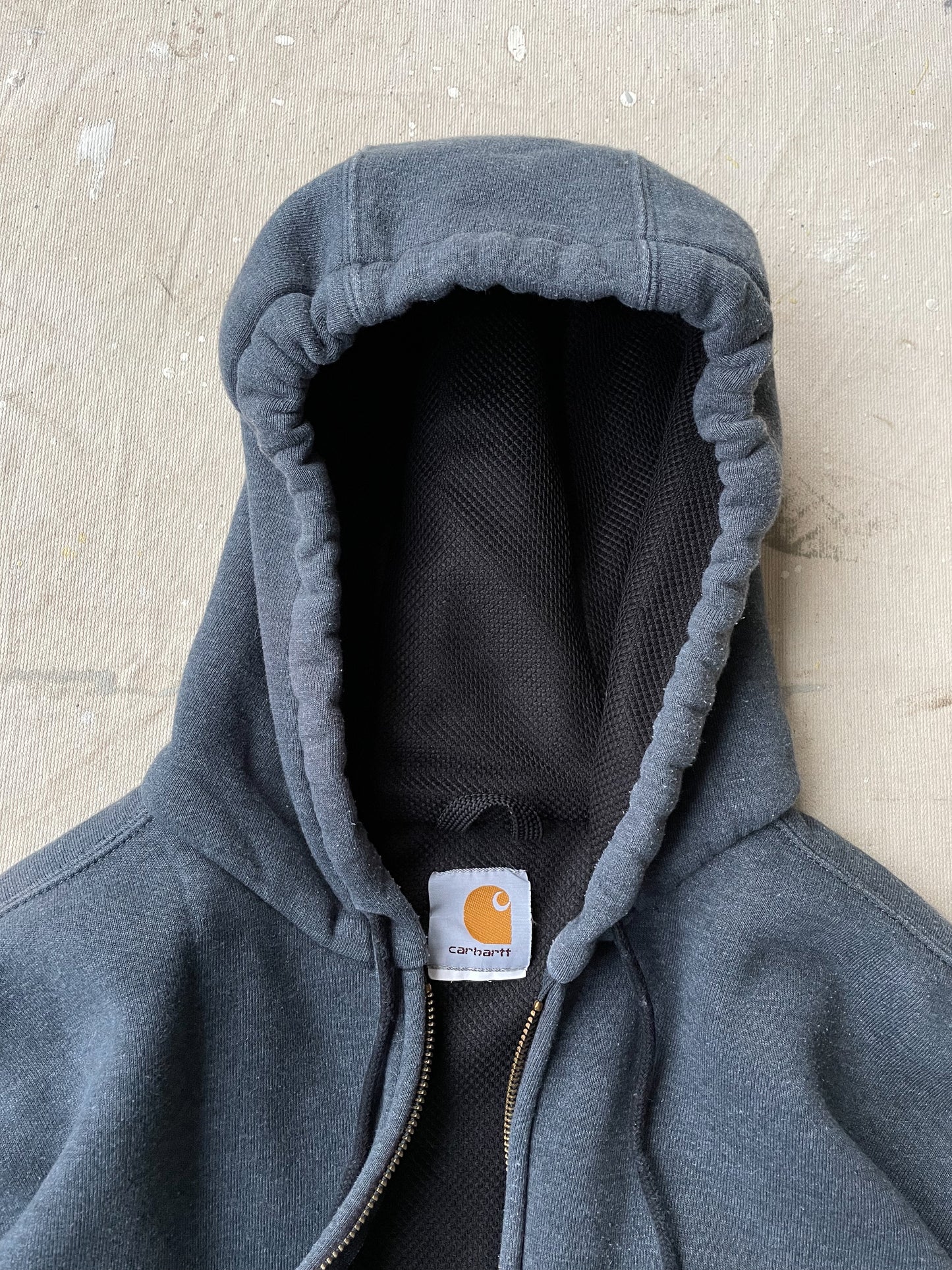 Vintage Carhartt Thermal Lined Zip Hoodie—[L]