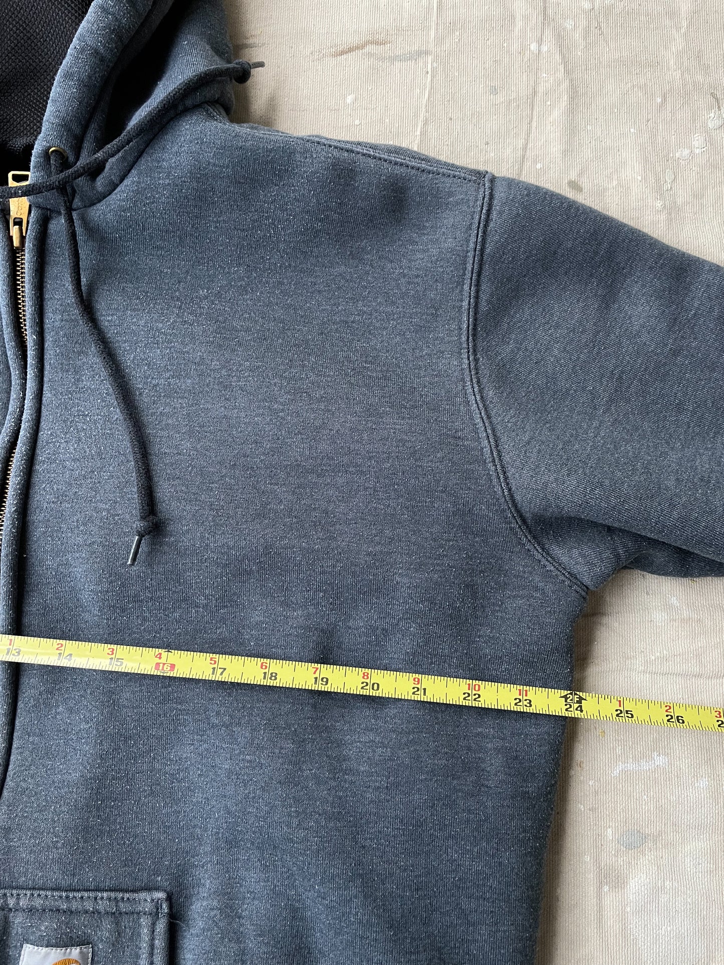 Vintage Carhartt Thermal Lined Zip Hoodie—[L]