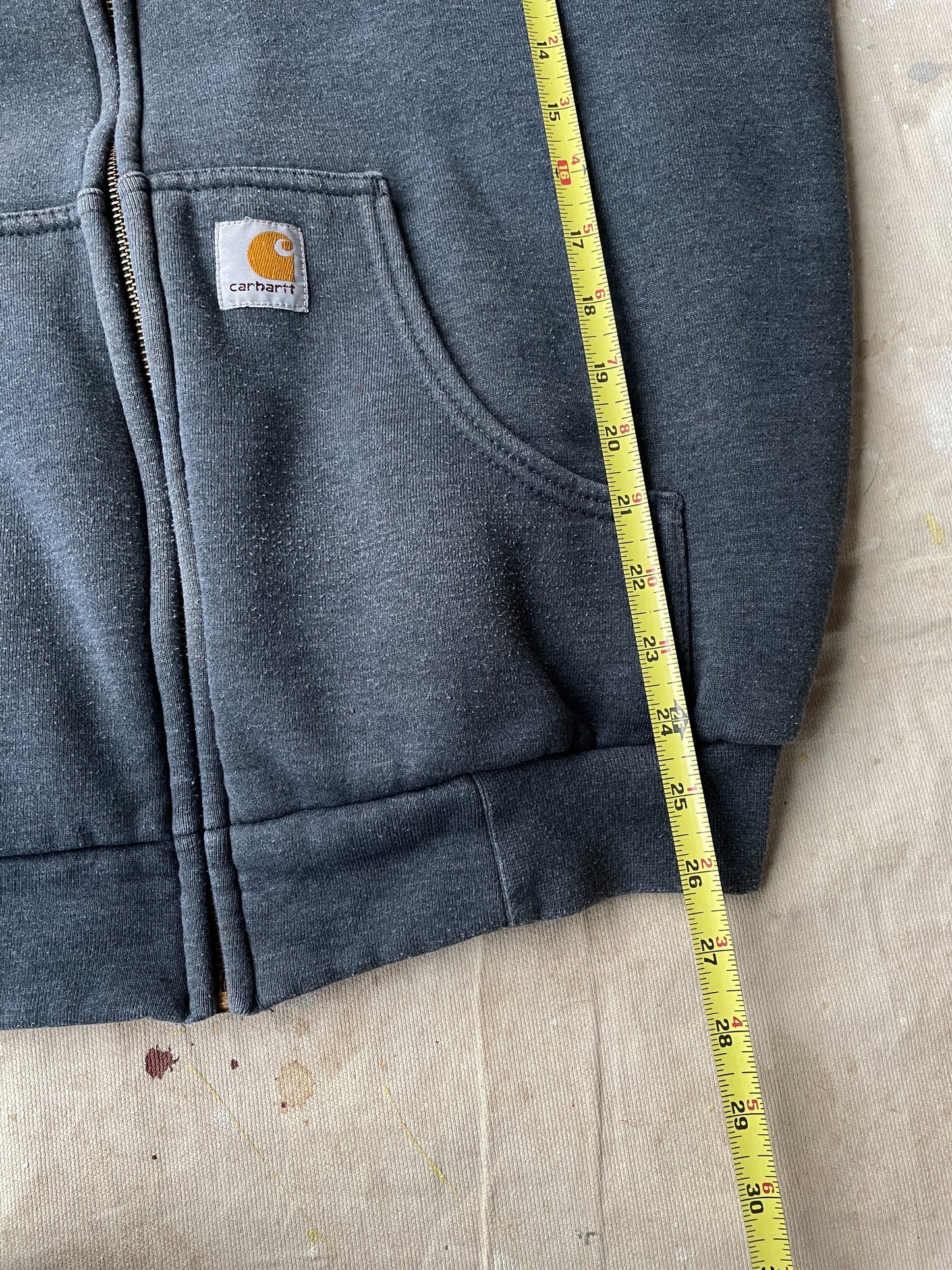 Vintage Carhartt Thermal Lined Zip Hoodie—[L]