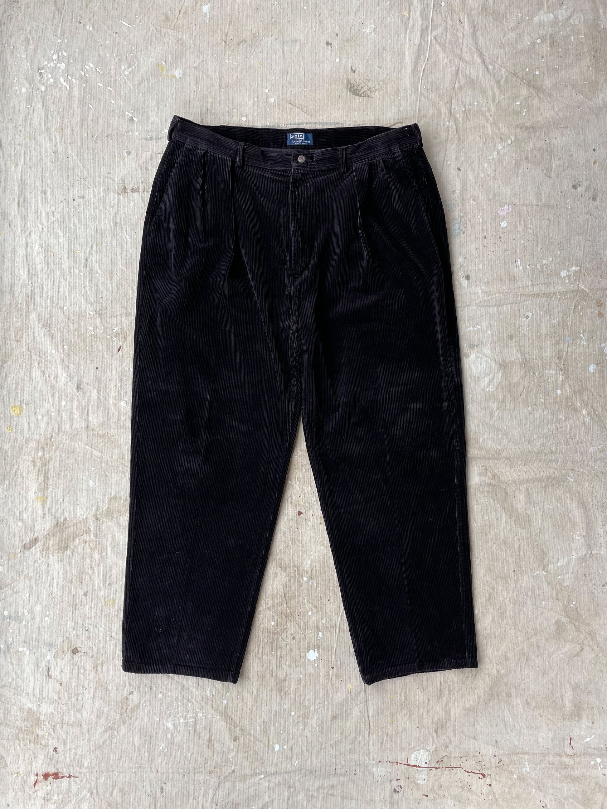 Ralph lauren men's black corduroy pants Clearance