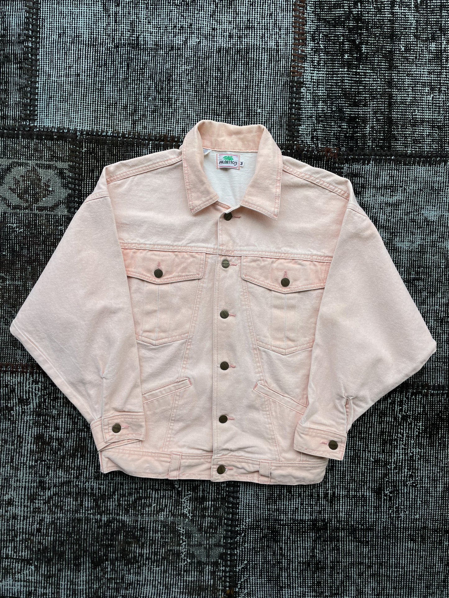 Pale Pink Trucker Jacket—[M]