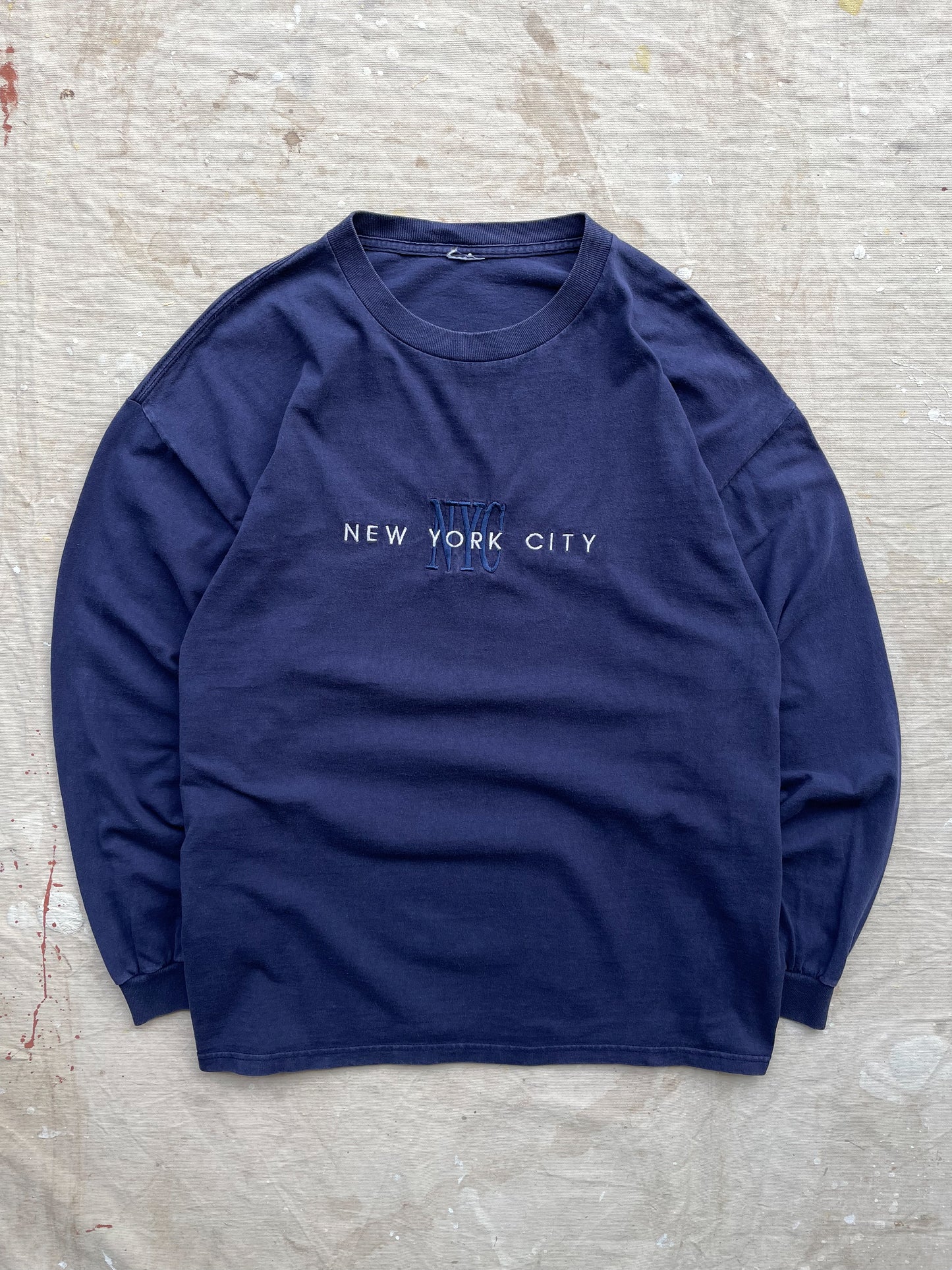 NYC LONG SLEEVE—NAVY [XL]