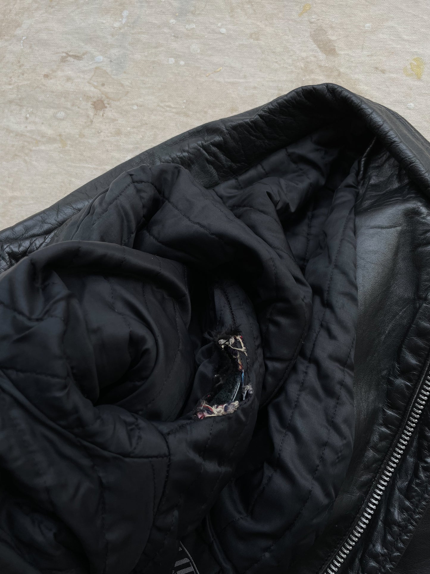 Leather Fringe Jacket—[L]