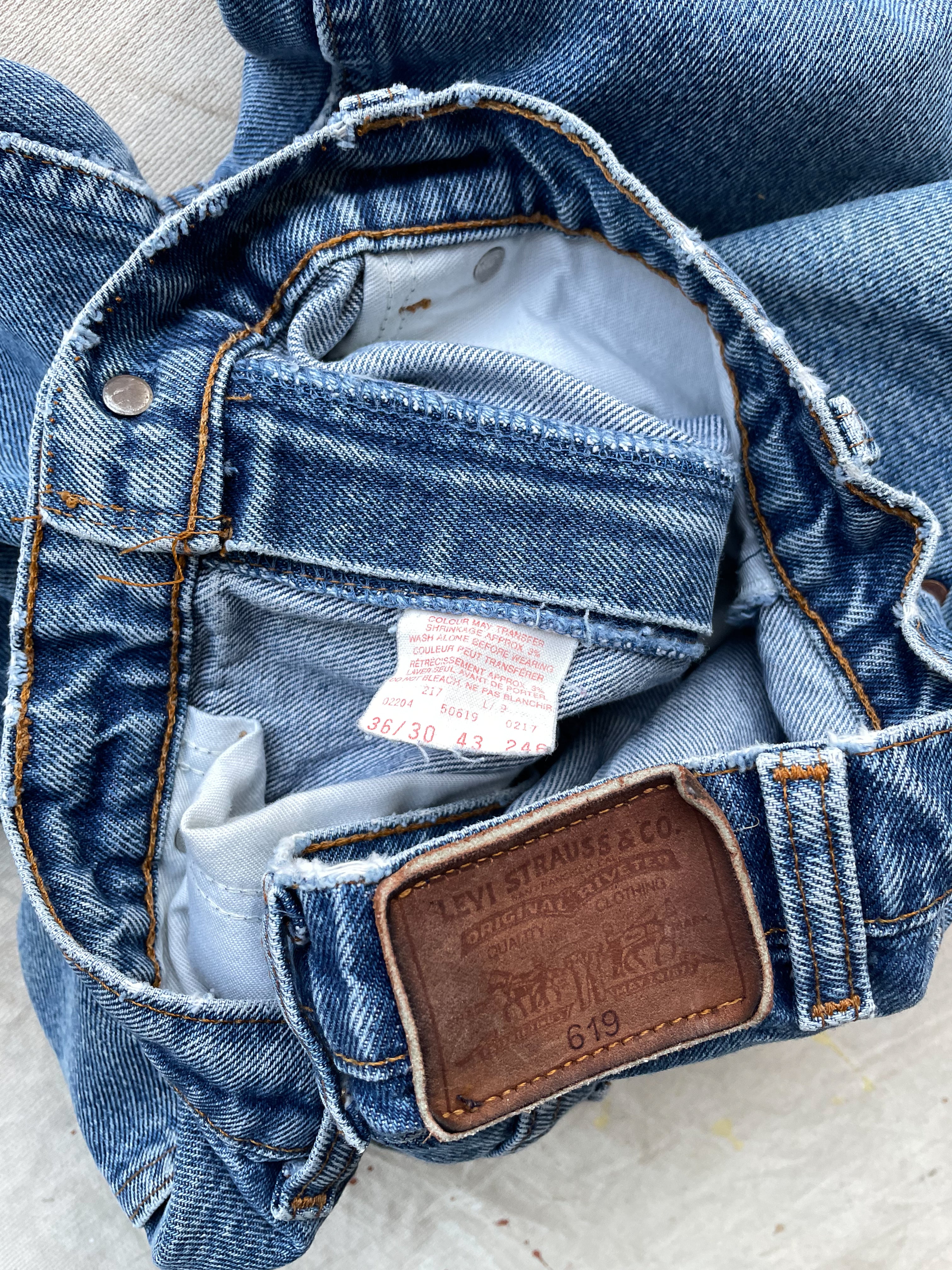 Levis 619 deals orange tab