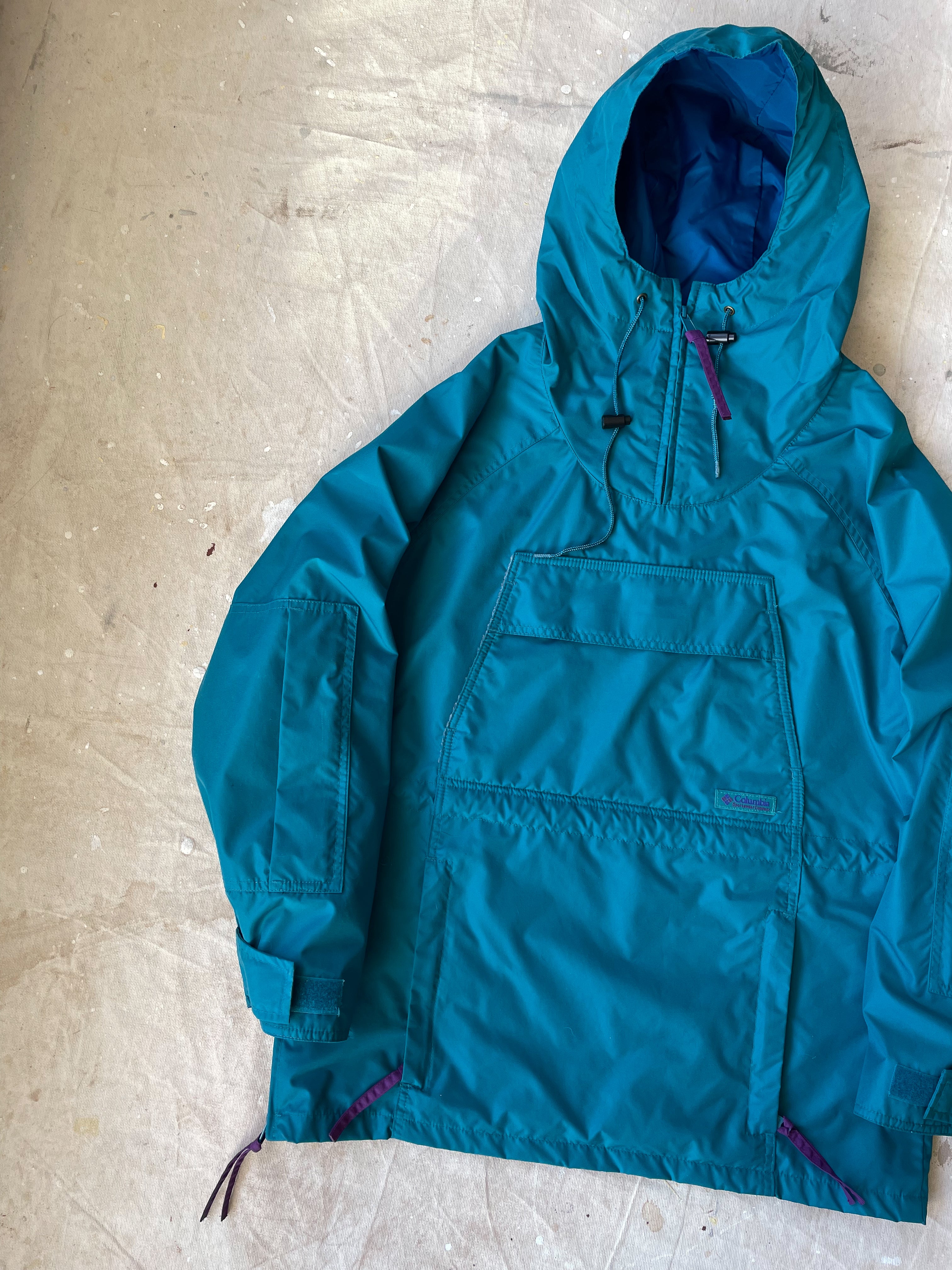 COLUMBIA ANORAK JACKET—TEAL [M] – mahshu