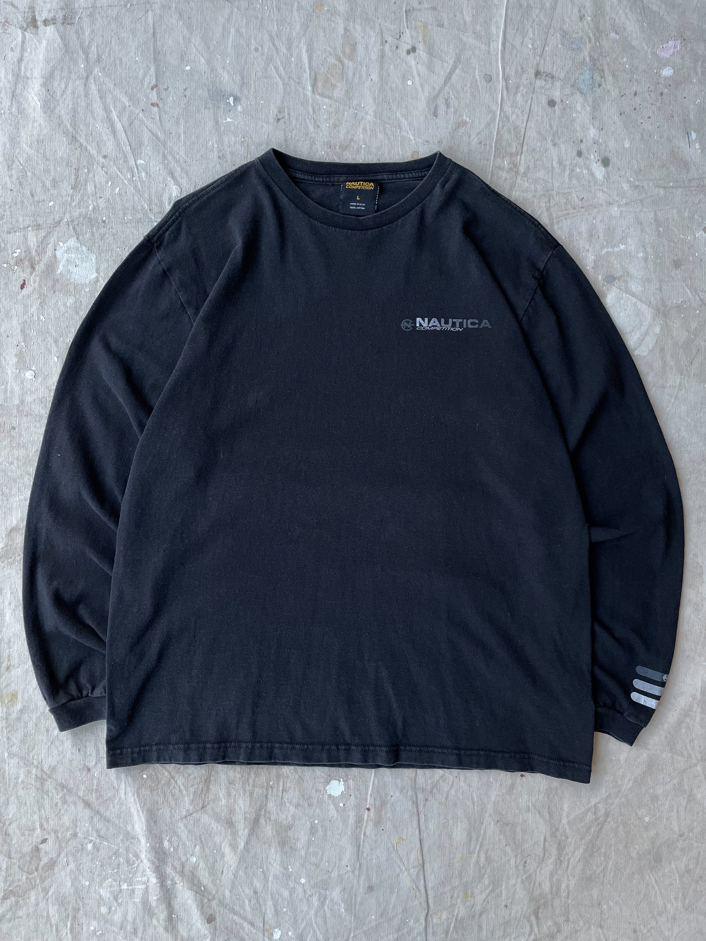 NAUTICA SNOWBOARDING LONG SLEEVE—BLACK [L]