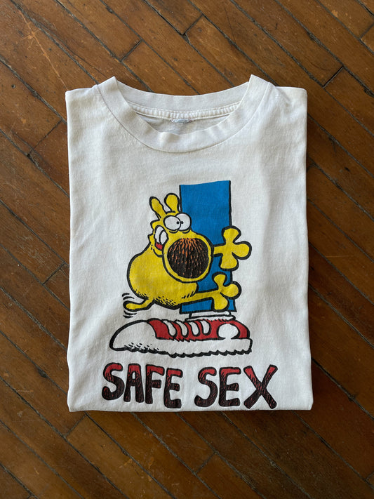 80's "Safe Sex” T-Shirt—[L]
