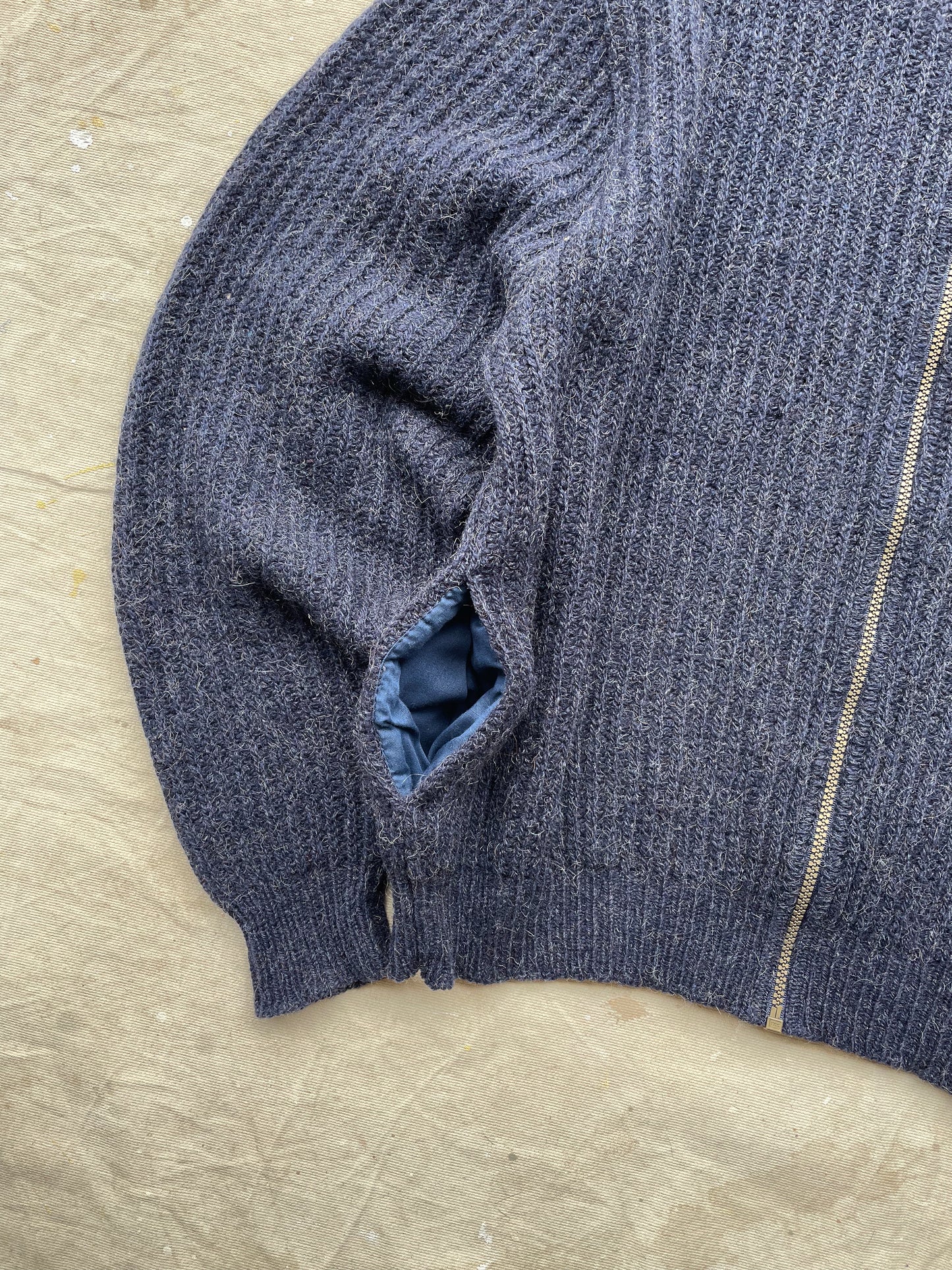 L.L. Bean Alpaca Blend Zip Sweater—[M]